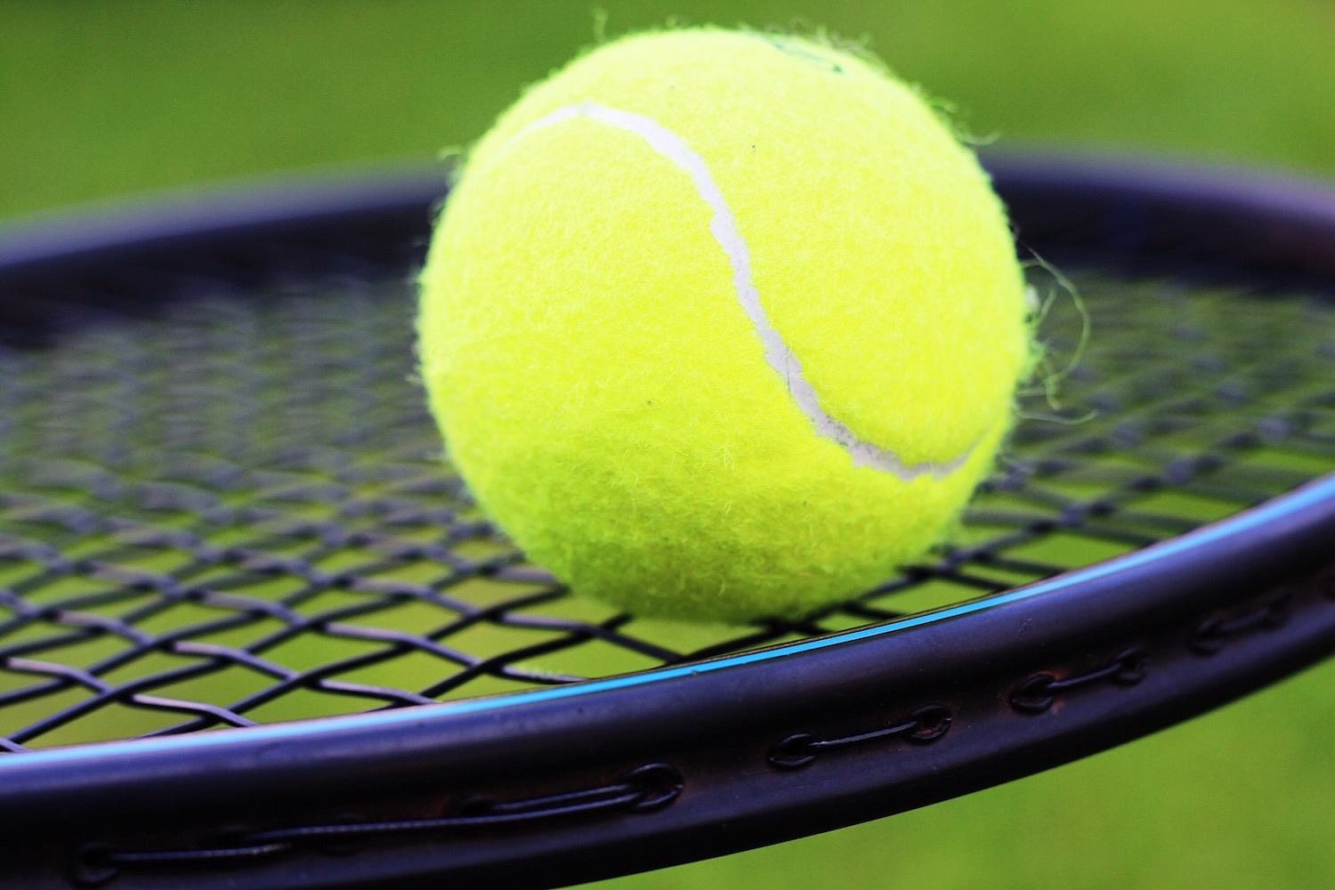 A tennis ball.